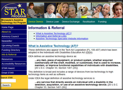 MnStar program webpage.