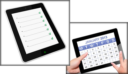 Two images of tablets.