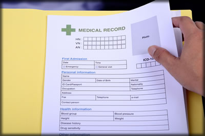 Medical record.