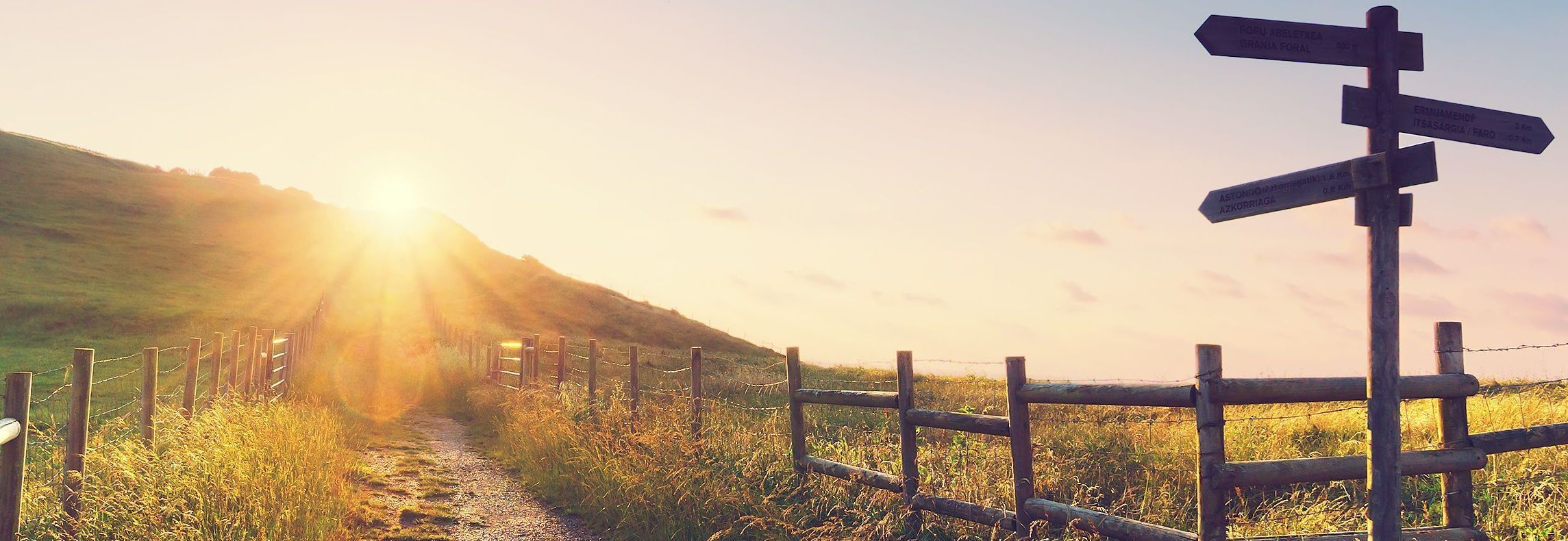 Road across a landscape Road across a landscape