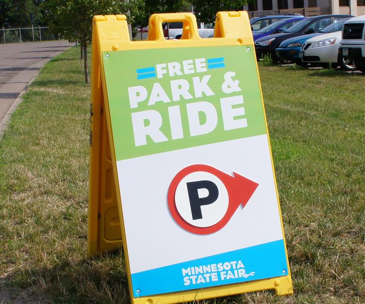 Free park and ride