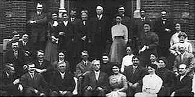 Participants at the annual meeting of the American Association for the Study of the Feeble-Minded, 1910