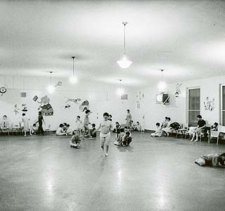 Residents on bare floor