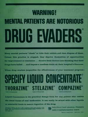 Thorazine, Stelazine and Compazine Ad