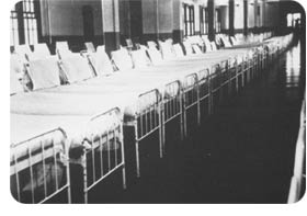 Row of Beds