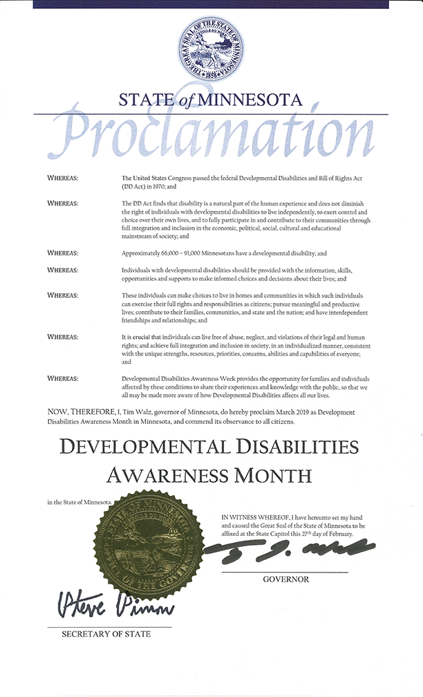 Developmental Disabilities Awareness Month