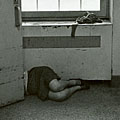 Sleeping on floor by radiator