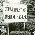 Sign: Department of Mental Hygiene