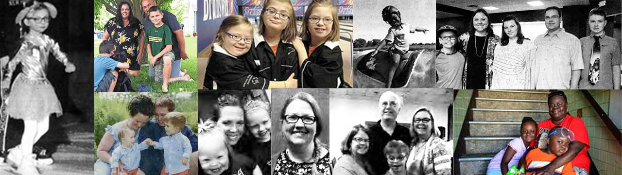 Montage of photos from news articles