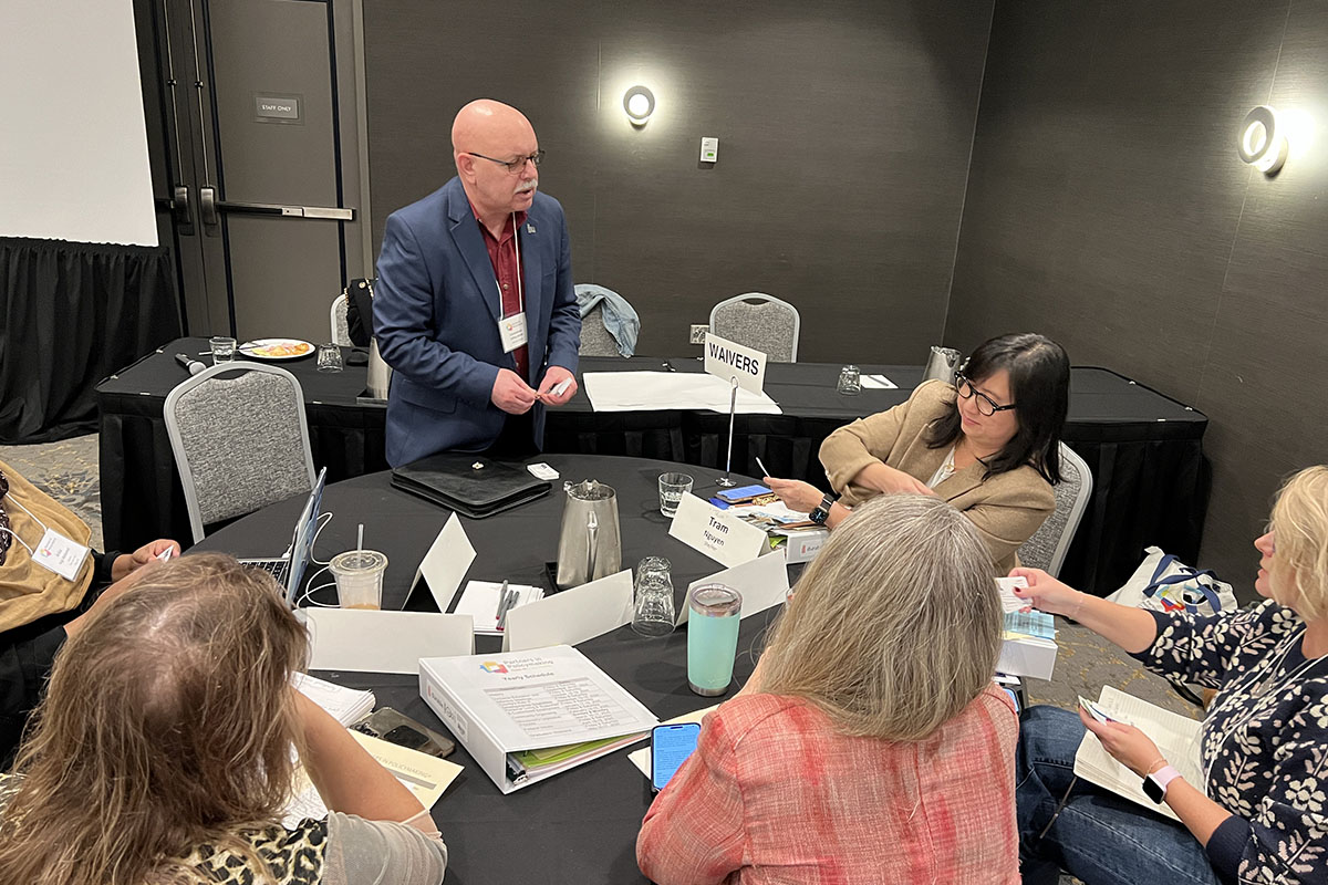 Class 42 November Session – speaker chats with group